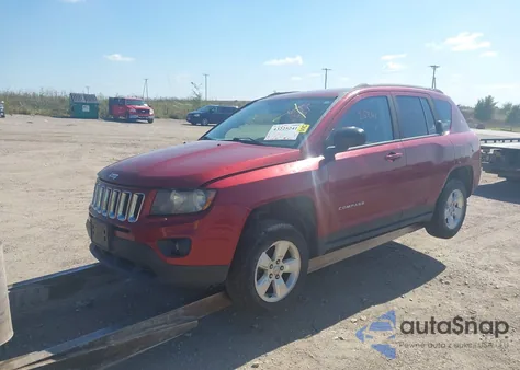 2015 Jeep Compass Sport from USA, damaged, VIN 1C4NJCBA0FD235624